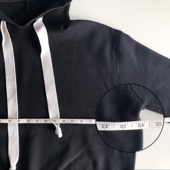 Zara Women’s Black Oversized Sweater Hoodie Small - Picture 8 of 10
